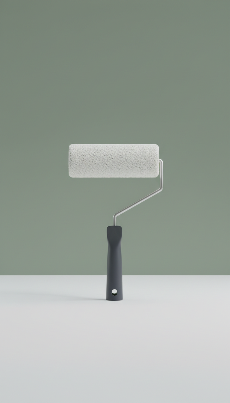 Professional Roller With Microfiber Sleeve